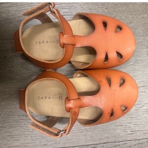 ZARA BABY-Brown Leather Sandal